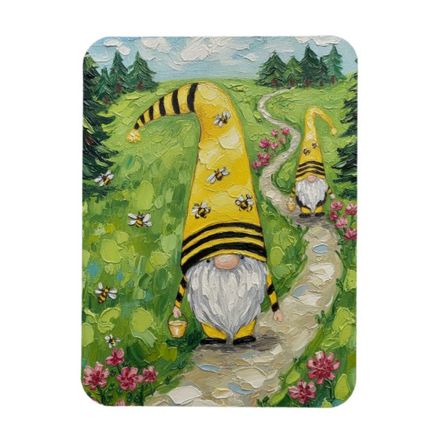 Hummel-Gnome Magnet (Vertikal)