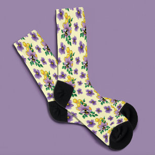 Hummel Lavendelblüten Gelb Socken