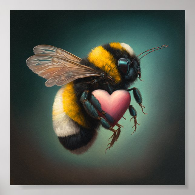 Hummel mit Liebe, Value Poster Paper (Matte) (Vorne)