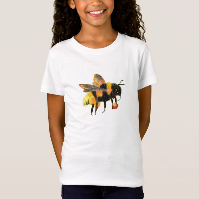 Hummel mit Pollen T-Shirt (Vorderseite)