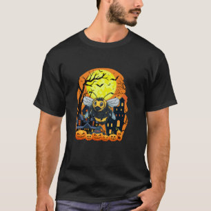 Hummel mit Pumpkins Beängstigende Halloween Par T-Shirt