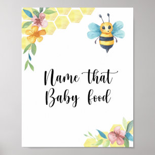 Hummel - Name für Babynahrung Poster