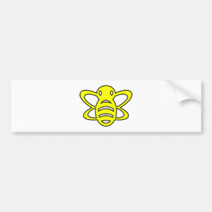 Hummel-oder Hummel-Bienen-Honig-Königin-Wespe-Gel Autoaufkleber