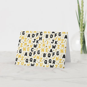 Hummel & Onyx-Kunstleralphabet Karte