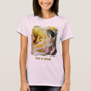 Hummel Rosa Rose Natur Personalisiert T-Shirt