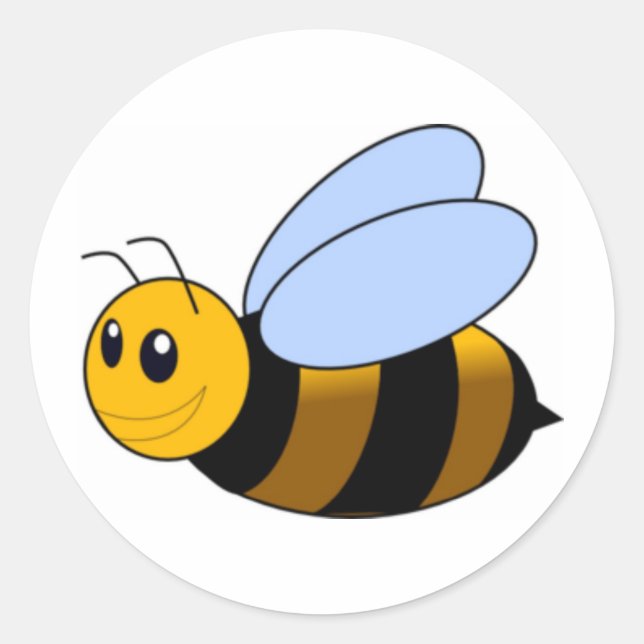 Hummel Runder Aufkleber (Vorderseite)