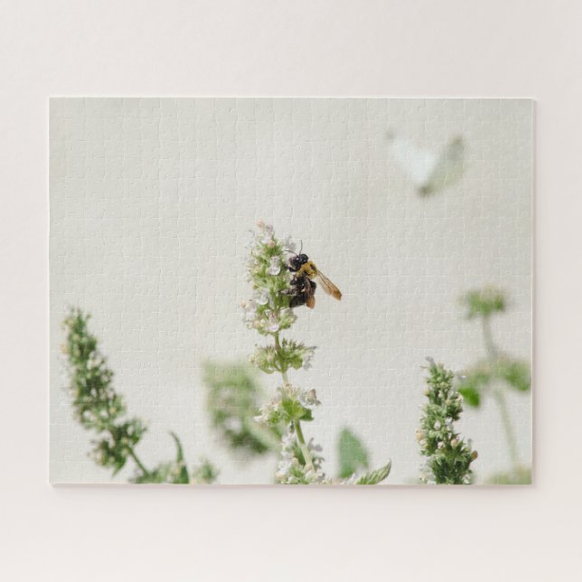 Hummel und Mond (Horizontal)