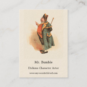 Hummel von Kyd, Charles Dickens' Oliver Drehung Visitenkarte