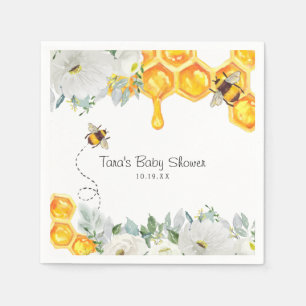 Hummelbiene Babydusche Napkin Serviette