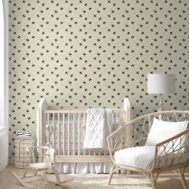 Hummelbienen-Kinderzimmer Tapete