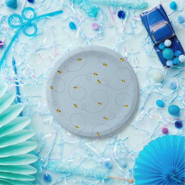 Hummelbienen Pappteller (Party)