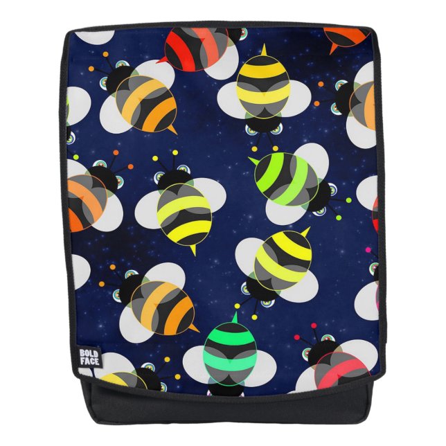Hummelbienen Rucksack (Vorderseite)