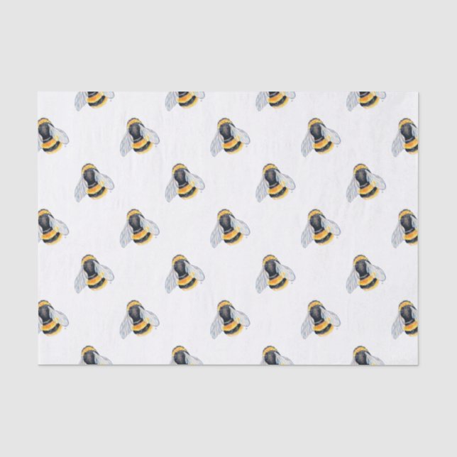 Hummelbienen Seidenpapier (Vorderseite)