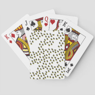 Hummelbienen spielen Karten Spielkarten