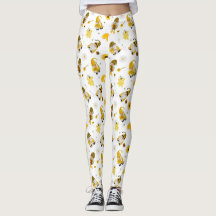 Hummelblume Gelbe Leggings