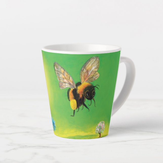 Hummelflug kleine Abbildung Milchtasse (Rechte Ecke)