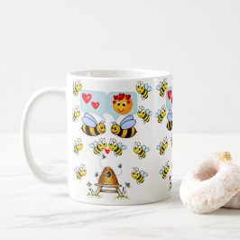 Hummelkinder - Tasse mit heißer Schokolade