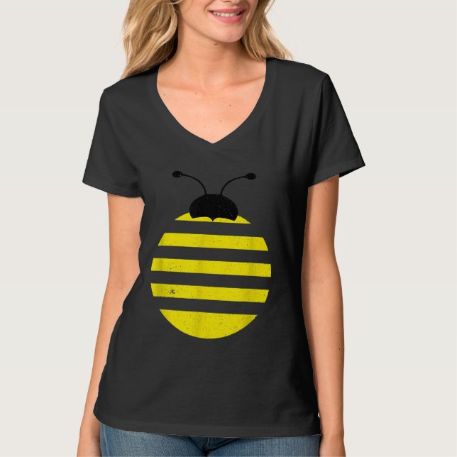 Hummelkostüm Halloween Bee T-Shirt 1 (Vorderseite)