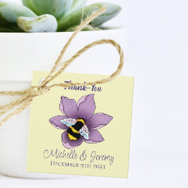 Hummellavender-Blume Gelb Geschenkanhänger