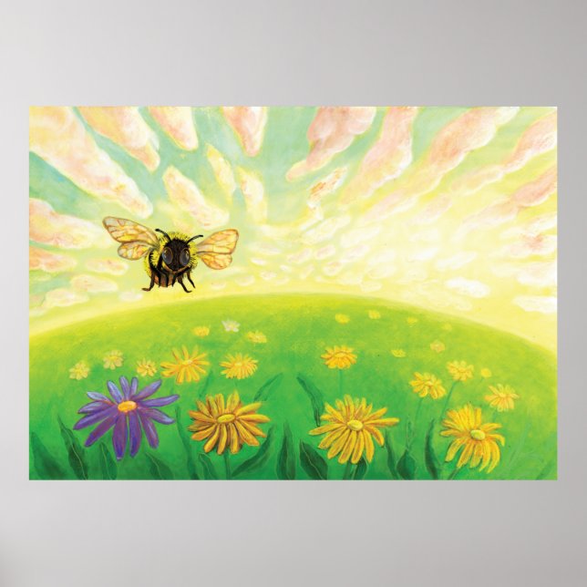 Hummeln am Horizont Poster (Vorne)