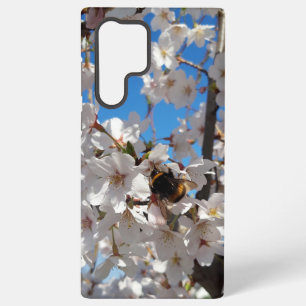 Hummeln auf der Blüte der Wildkirsche Samsung Galaxy Hülle