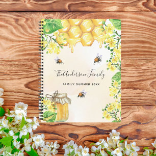 Hummeln Honigblüten Notizbuch