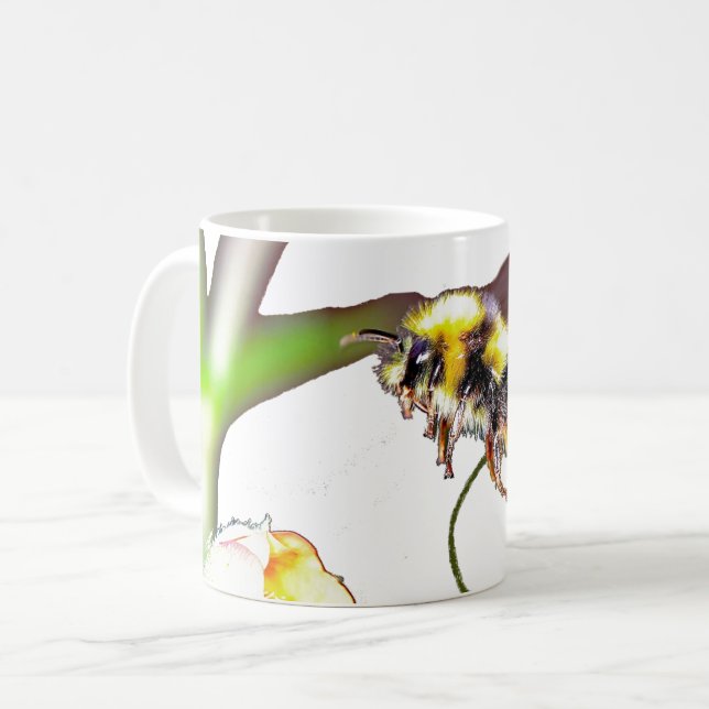 Hummeln-Tasse Kaffeetasse (Vorderseite Links)