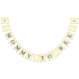 Hummeln-Thema Bienendusche Wimpelkette