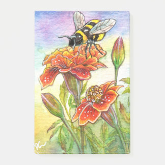 Hummeln und Marigold Post-it Klebezettel
