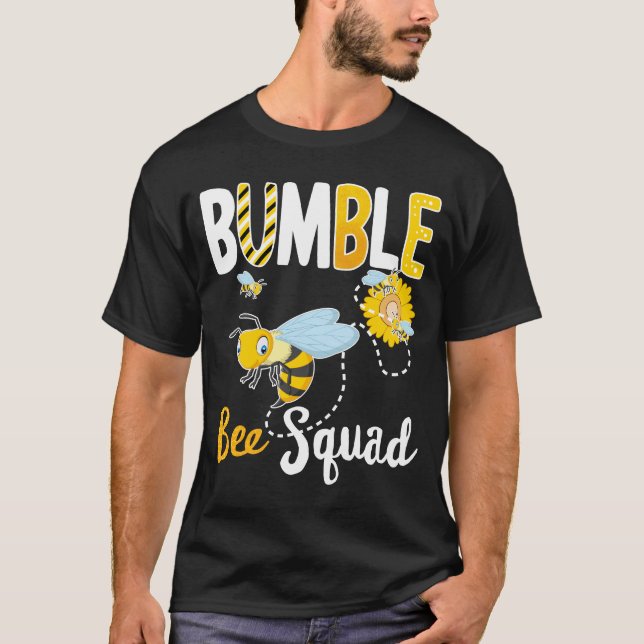 Hummelplatz, Hummelgruppe, Niedliches Geschenk T-Shirt (Vorderseite)