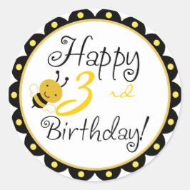 Hummelsticker HBR3 Runder Aufkleber