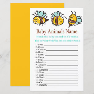 Hummeltiere Kleintiere Name Game