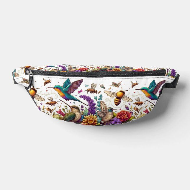 Hummende Vögel und Bienen Bauchtasche (Ablage )