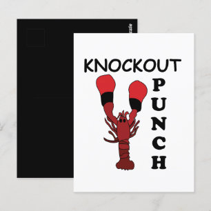 Hummer Boxen Knockout-Schlag  Postkarte