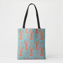 Hummer Crawfish Wasserfarbenmuster Tasche