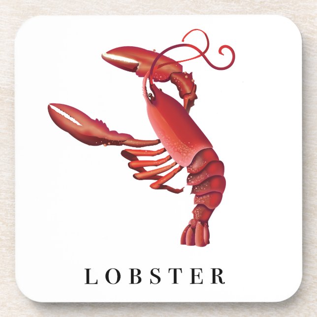 Hummer Getränkeuntersetzer (Vorderseite)