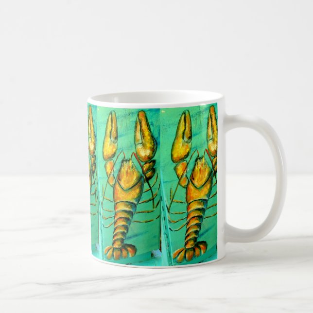 Hummer, grüne Tasse (Rechts)