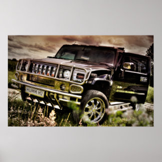 Hummer H2 Print Poster