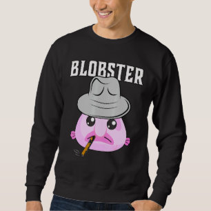 Hummer Hummer Hummer Fisch Fedora Hat und Ciga Sweatshirt