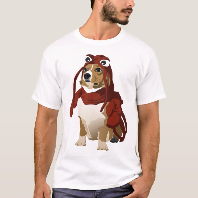 Hummer-Hund Dogfort Meme T-Shirt (Vorderseite)