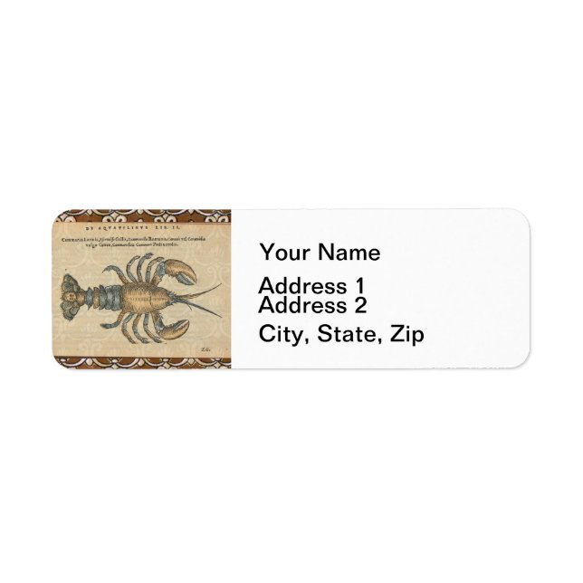 Hummer-Illustration Antique Maine Seafood (Vorne)