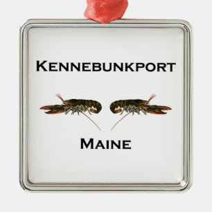 Hummer Kennebunkport Maine Silbernes Ornament