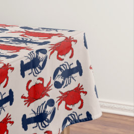 Hummer Krabs Meeresfrüchte Krebstiere Tischdecke