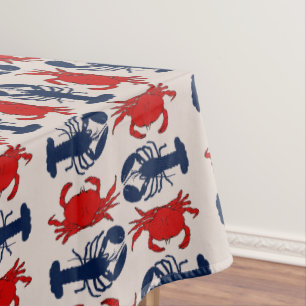 Hummer Krabs Meeresfrüchte Krebstiere Tischdecke