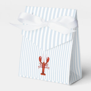 Hummer-Malerei Blaustreifen Preppy Geschenkschachtel