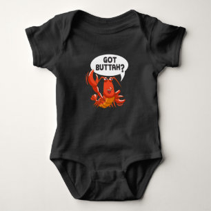 Hummer Meeresfrüchte-Liebhaber hat Buttah Baby Strampler