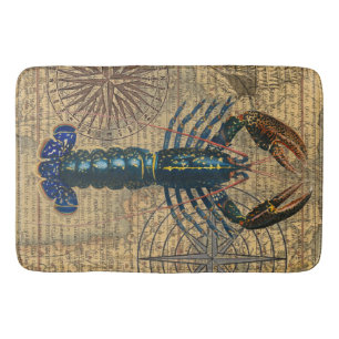 Hummer-Meeresfrüchte Maine Classic Ocean Badematte
