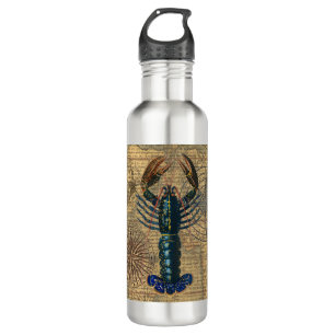 Hummer-Meeresfrüchte Maine Classic Ocean Edelstahlflasche
