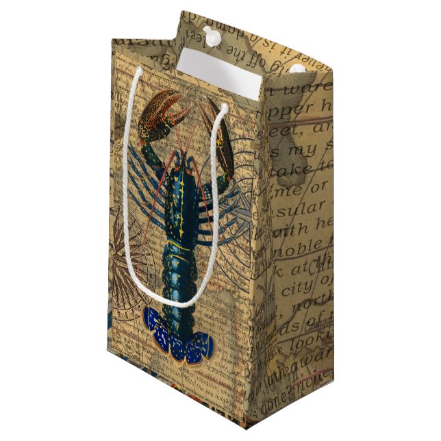 Hummer-Meeresfrüchte Maine Classic Ocean Kleine Geschenktüte (Vorderseite Schrägansicht)
