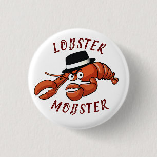 Hummer Mobster Funny Gangster Großes Gag-Geschenk Button